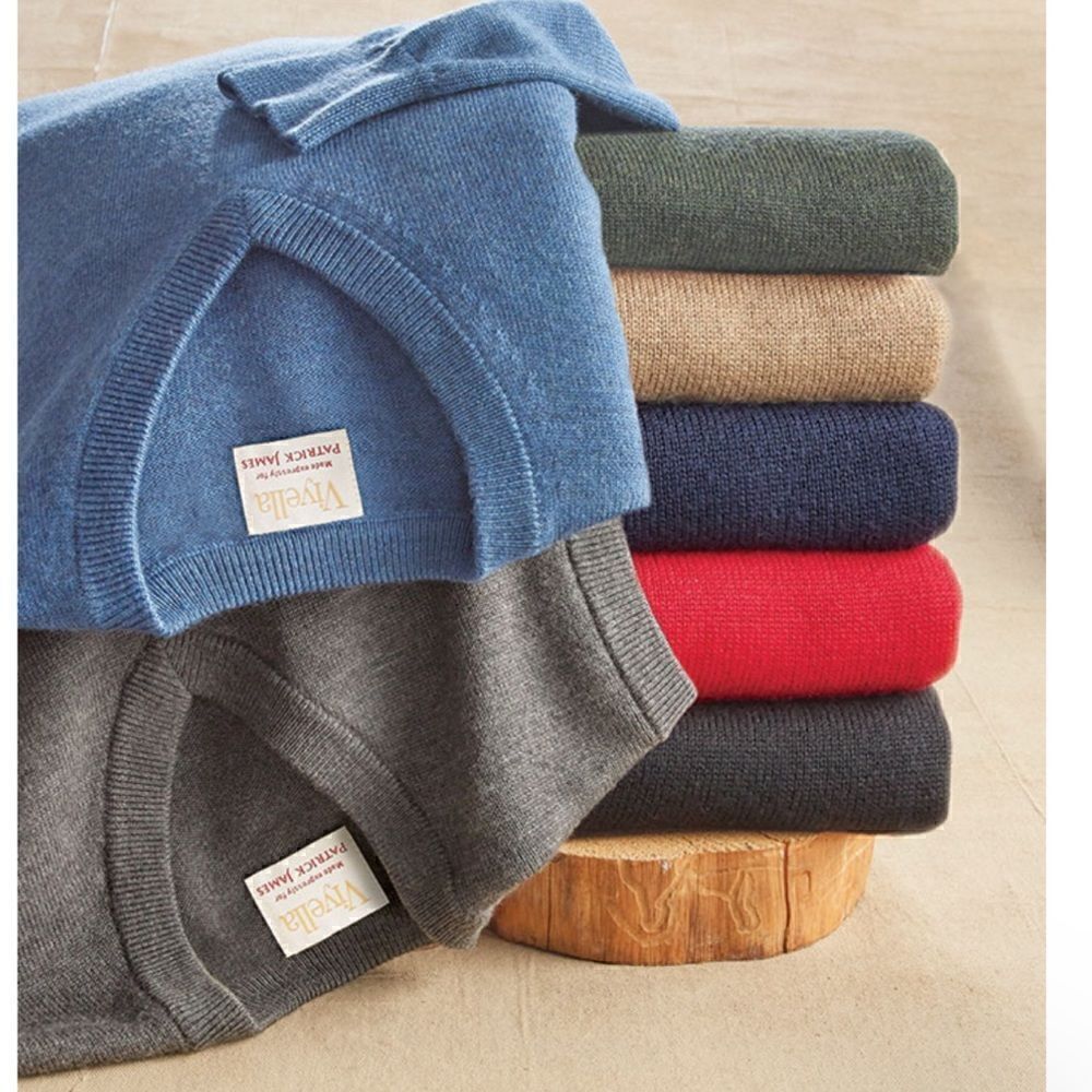 Viyella by Patrick James V-Neck Pullover Sweater L
